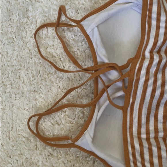 Yellow Stripe Tank Top - Picture 2 of 3